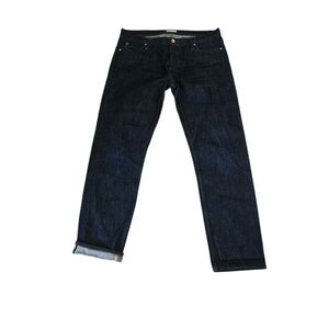 The Unbranded Brand Selvedge Jeans UB101 Men's 38 Skinny Fit 14.5 oz Button Fly